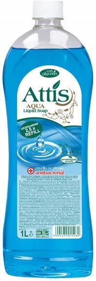 Attis Aqua mydło w płynie antybakteryjne zapas 1l