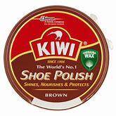 KIWI shoe polish pasta do butów w puszce brązowa 50ml