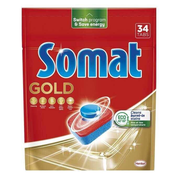 Somat, Gold Tabletki do zmywarki, 34 sztuki