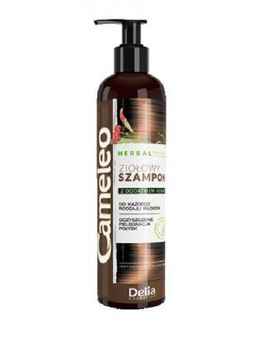 DELIA CAMELEO HERBAL Ziołowy szampon do wszystkich rodzajów włosów, 250ml