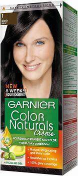 GARNIER COLOR NATURALS Farba do włosów 1 CZARNY