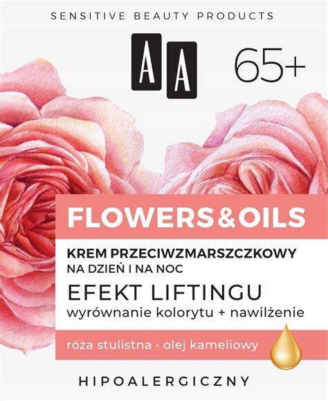 AA FLOWERS&OILS AA Flowers&Oils 65+ Efekt Liftingu Krem przeciwzmarszczkowy na dzień i na noc 50 ml