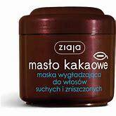 Ziaja Masło Kakaowe, maska wygładzająca do włosów suchych i zniszczonych, 200 ml