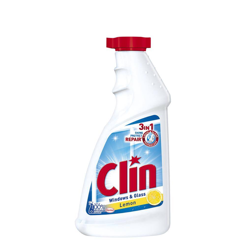 Clin Lemon Płyn do mycia powierzchni szklanych opakowanie uzupełniające 500 ml