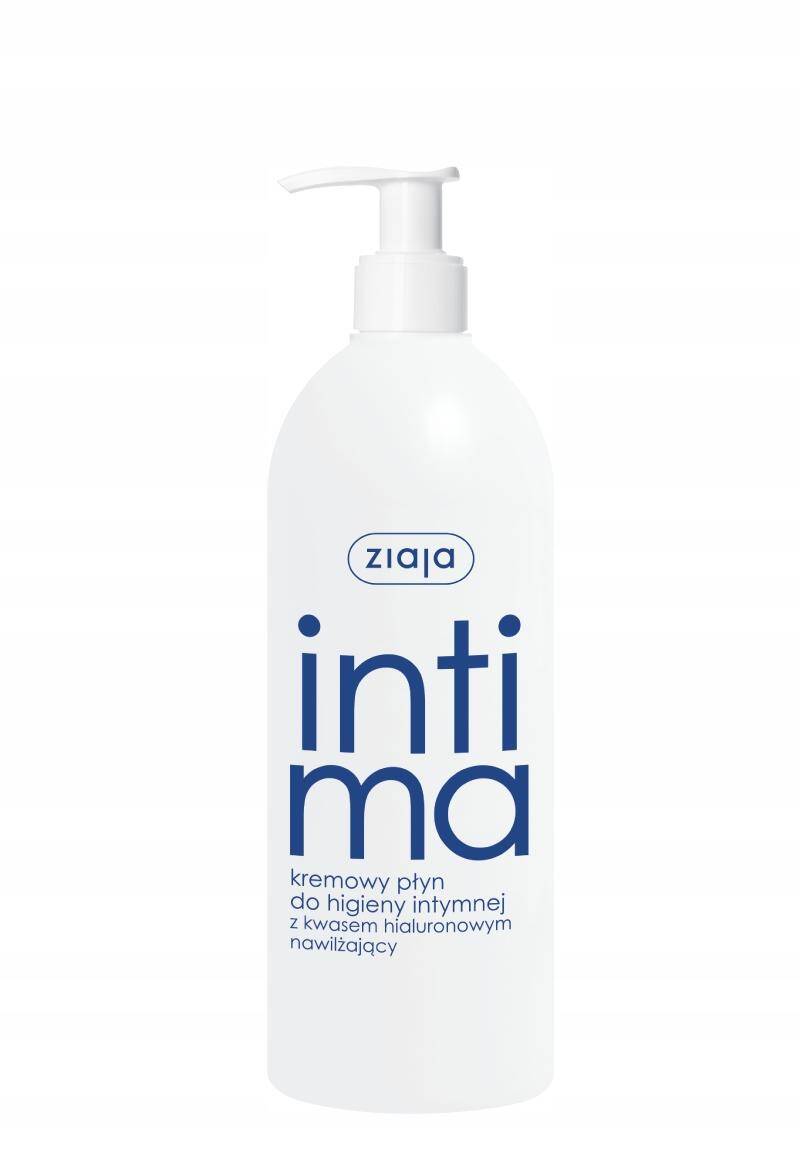 Ziaja Intima Kremowy płyn do higieny intymnej z kwasem hialuronowym nawilżający 500 ml