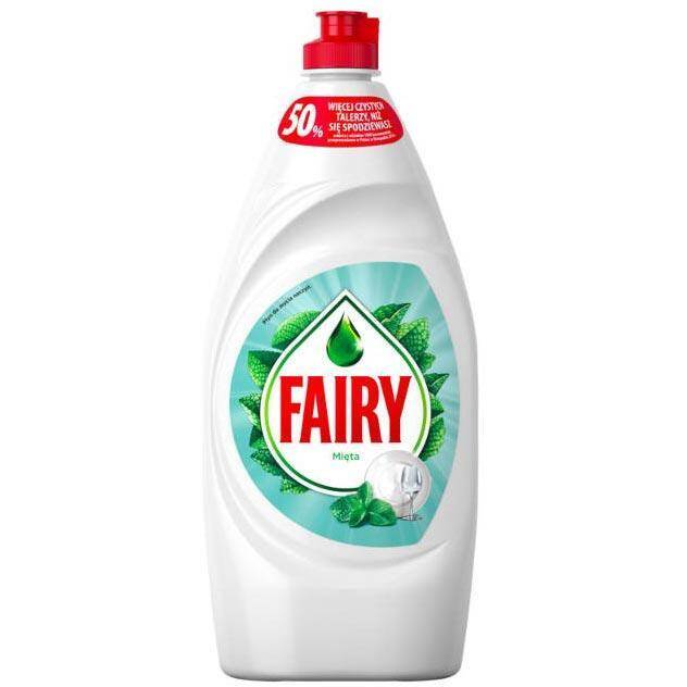 Fairy Aromatics Miętowy płyn do mycia naczyń zapewniającą lśniąco czyste naczynia 850ml