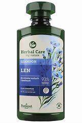 Szampon do włosów suchych i łamliwych Len HERBAL CARE - 330 ml