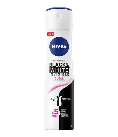 Nivea Invisible Black&White antyperspirant spray 48H Clear 150ml