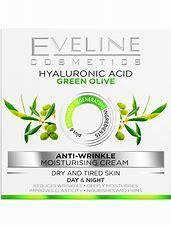 Eveline krem przeciwzmarszczkowy Kwas hialuronowy Zielona oliwka