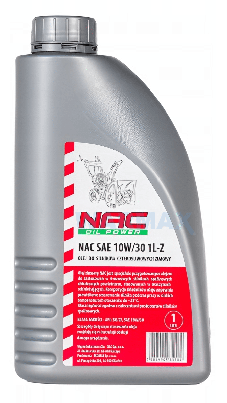 NAC Olej zimowy do silników czterosuwowych SAE30 1l