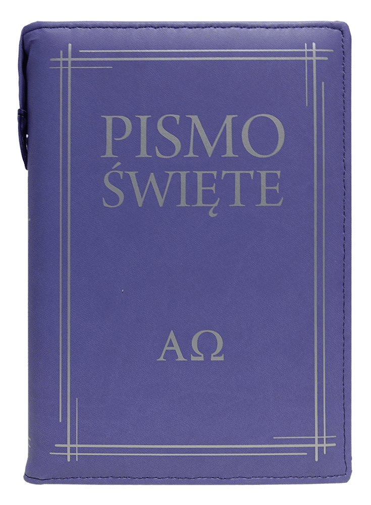 Pismo Święte WDS w etui - fioletowe
