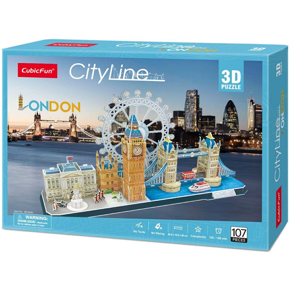 PUZZLE 3D CITY LINE LONDON 107EL.20253