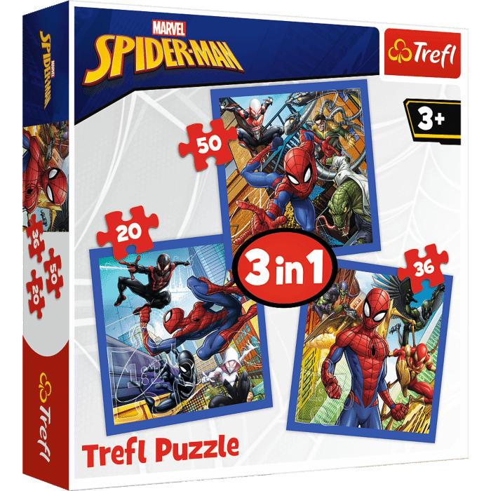 PUZZLE TREFL 3w1 SPIDER-MAN 34841
