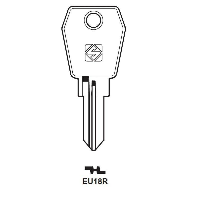 Klucz Mieszkaniowy EU18R - Silca