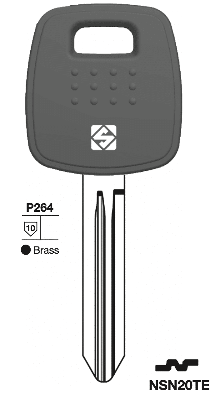 Klucz SILCA pod trans. pusty NSN20TE