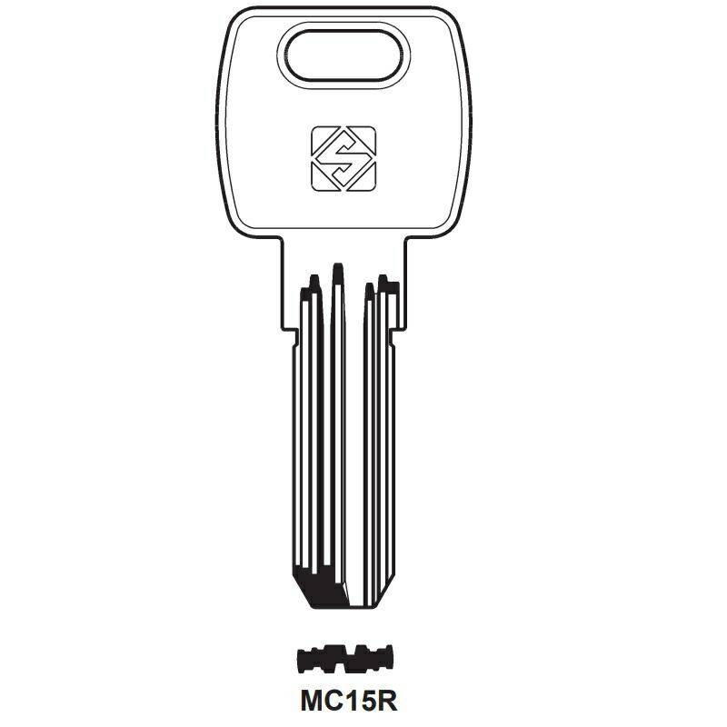 Klucz Mieszkaniowy MC15R - Silca