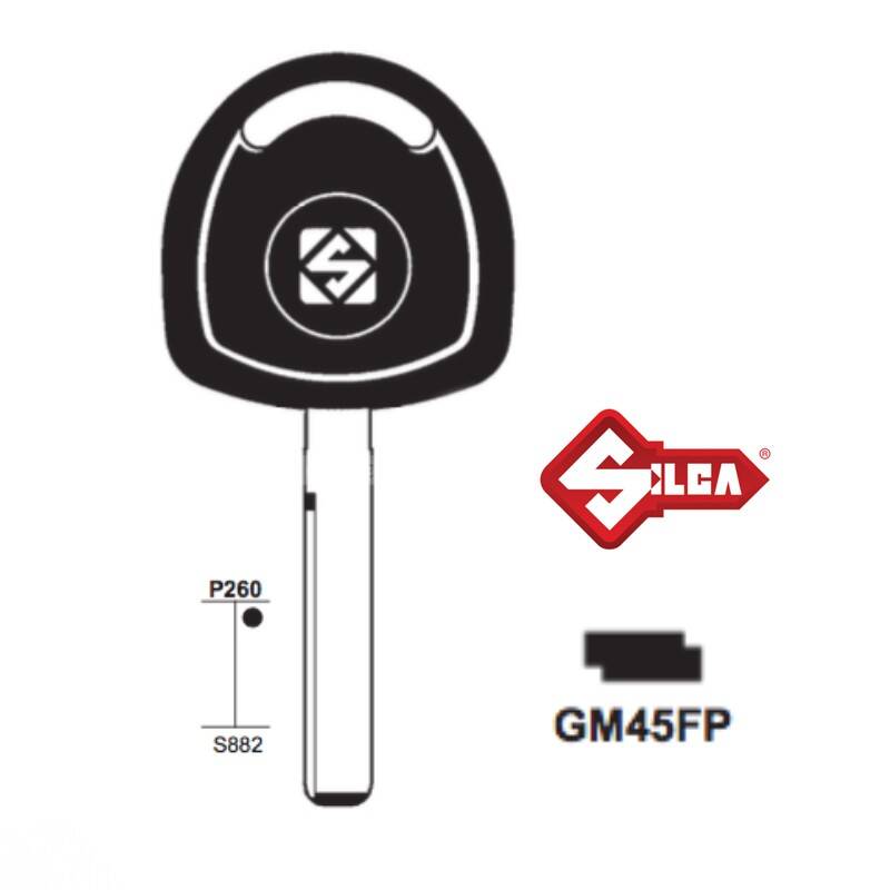 Klucz SILCA pod trans. pusty GM45FP