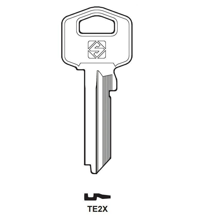 Klucz Mieszkaniowy TE2X - Silca
