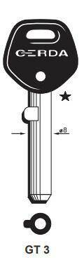 Klucz mieszkaniowy GT3 - Gerda