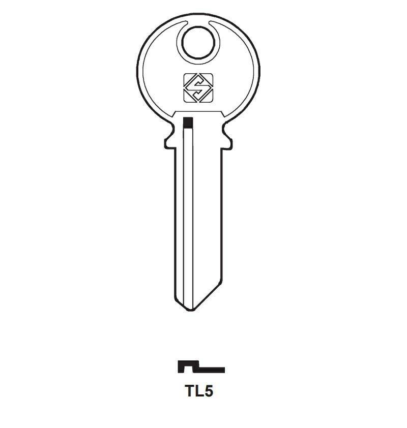 Klucz Mieszkaniowy TL5 - Silca