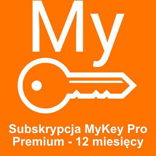 Subskrypcja MyKeys Pro Premium - 12 miesięcy