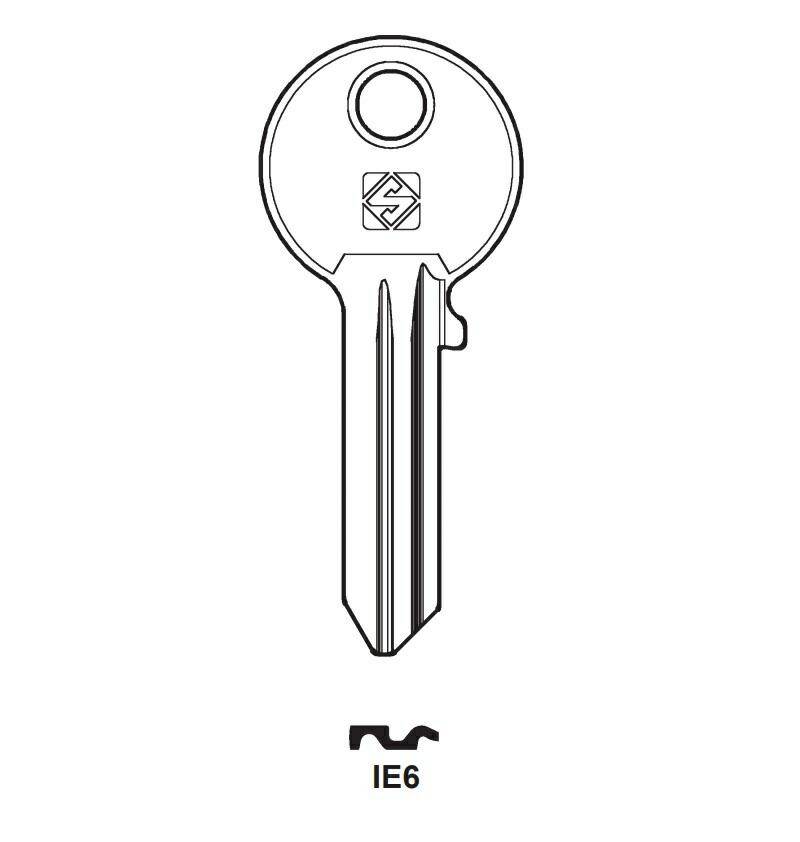 Klucz Mieszkaniowy IE6 - Silca