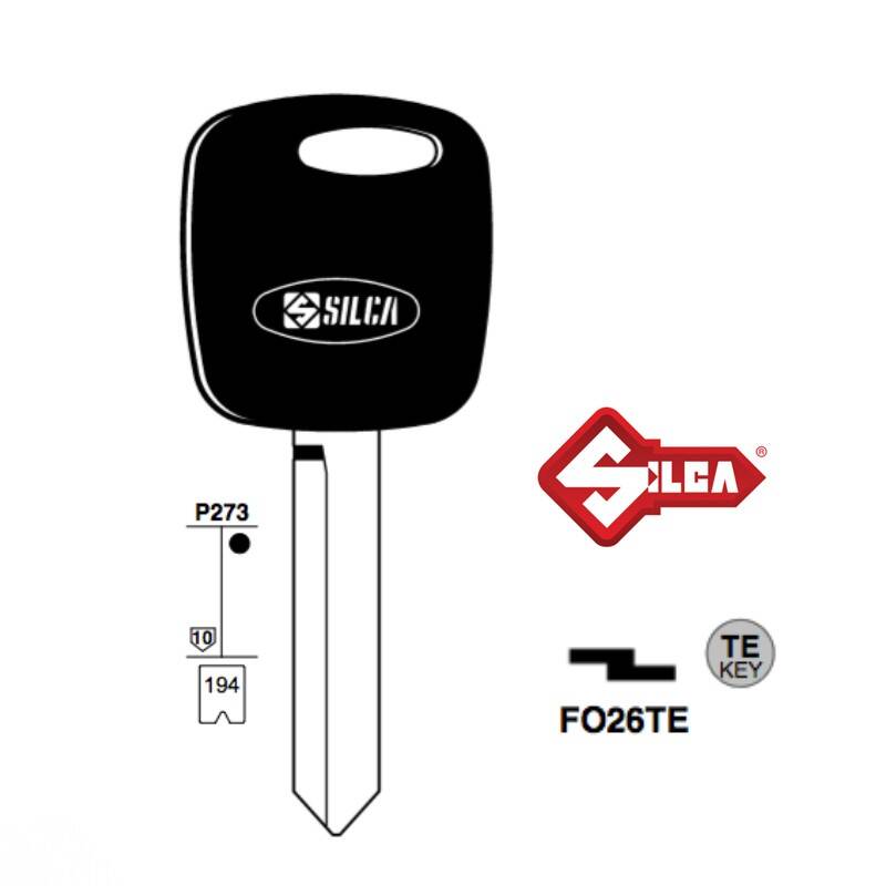 Klucz SILCA pod trans. pusty FO26TE
