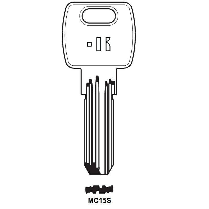 Klucz Mieszkaniowy MC15R - Keyline