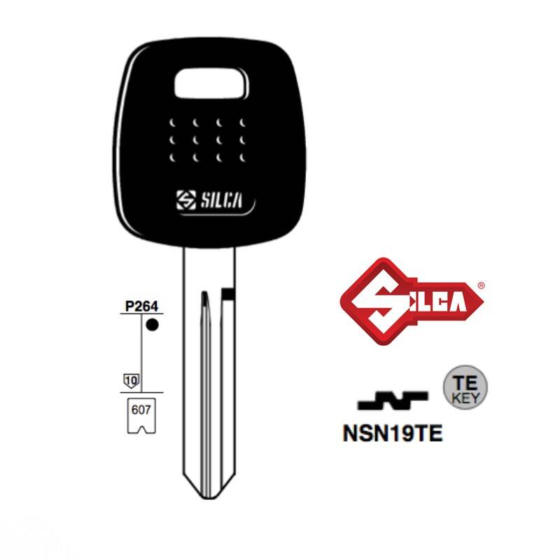 Klucz SILCA pod trans. pusty NSN19TE