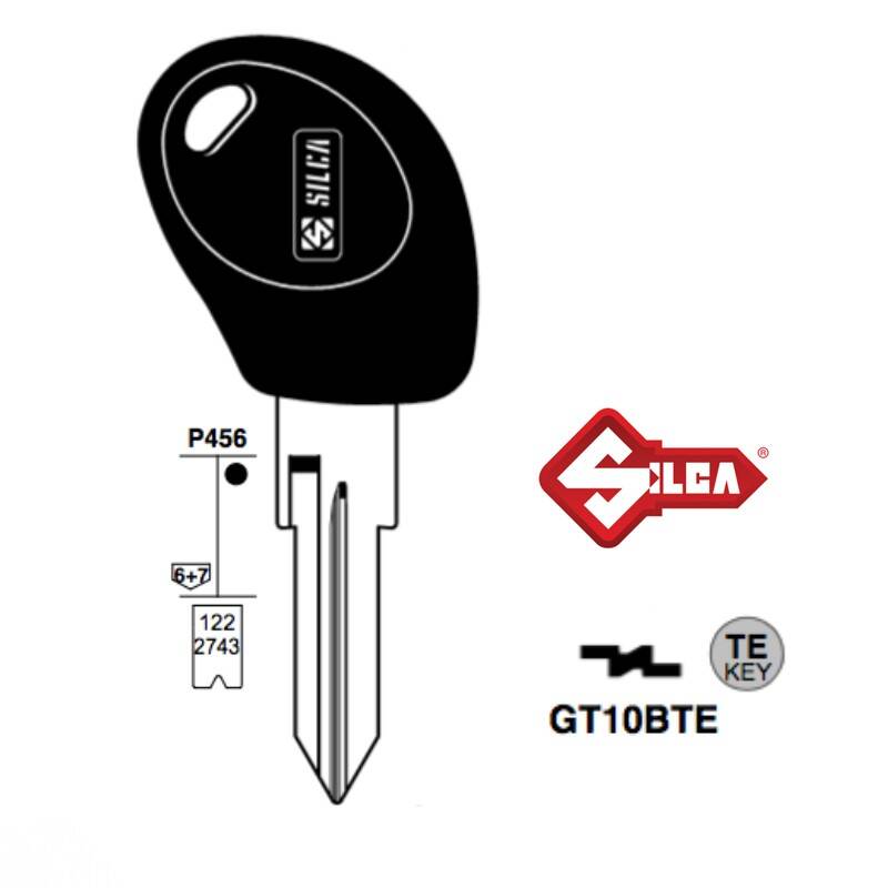 Klucz SILCA pod trans. pusty GT10BTE