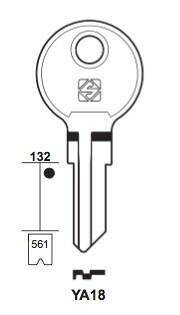 Klucz mieszkaniowy Silca YA18