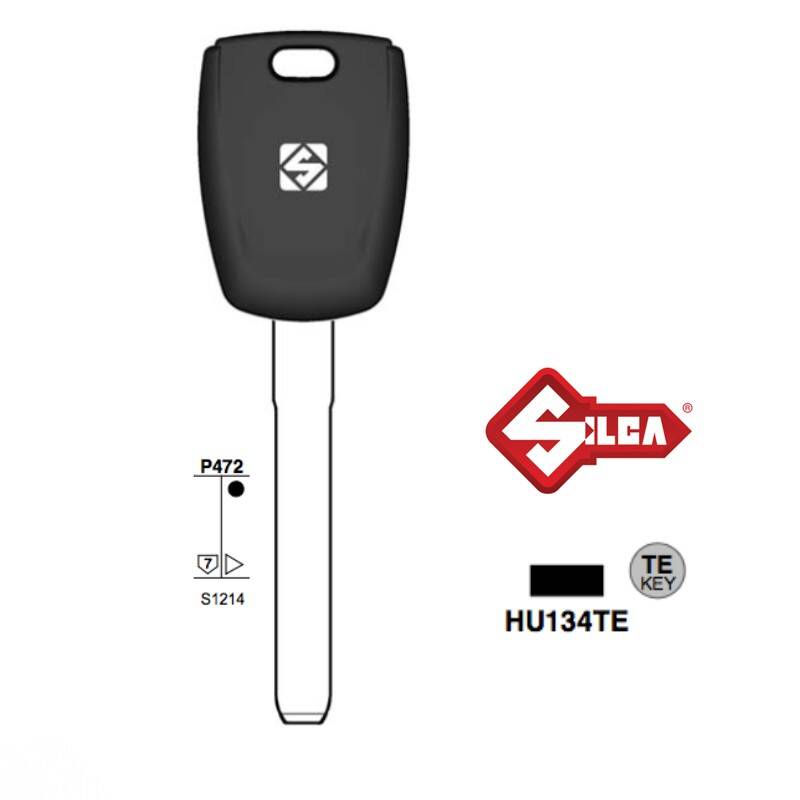 Klucz SILCA pod trans. pusty HU134TE