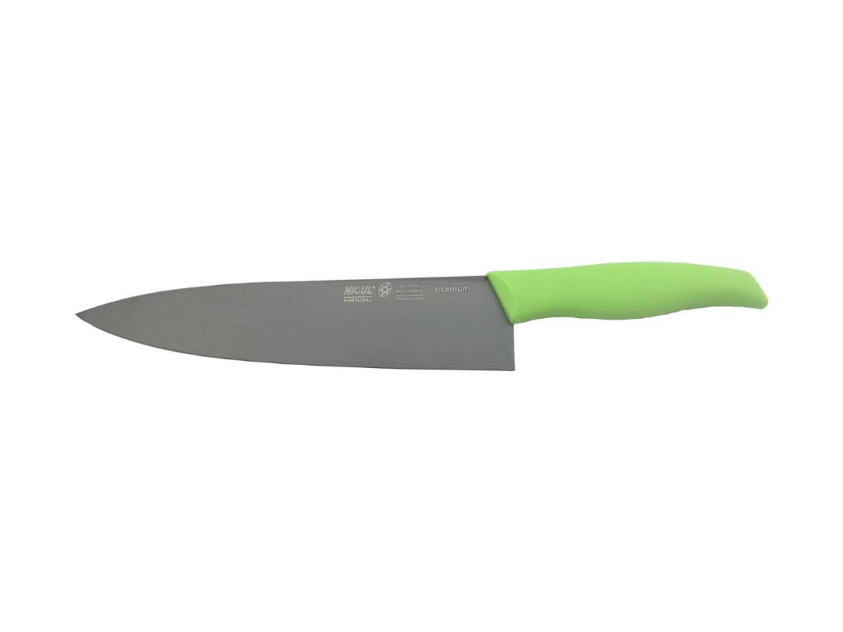 Nóż dla szefa kuchni NICUL 785.2103.20 zielony, 20 cm. (Zdjęcie 1)