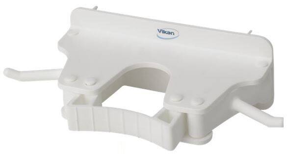 Wieszak ścienny Vikan 10175 na 1-3 produkty, biały, 160 mm. (Zdjęcie 1)
