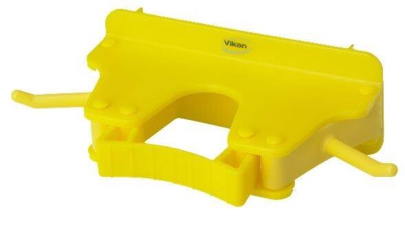 Wieszak ścienny Vikan 10176 na 1-3 produkty, żółty, 160 mm. (Zdjęcie 1)