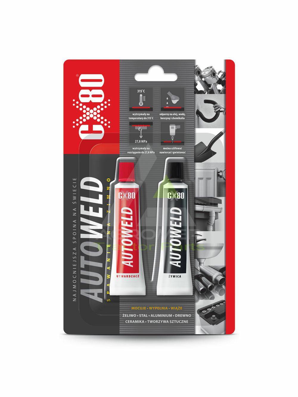Klej dwuskładnikowy CX80 Auto Weld 315 C