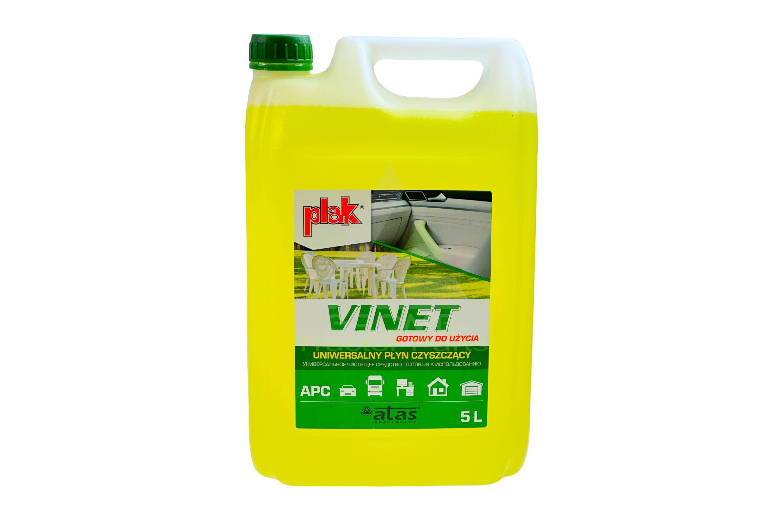 Plak vinet czyste plastiki 5L APC