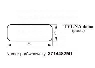 SZYBA MASSEY DOLNA 3714482M1