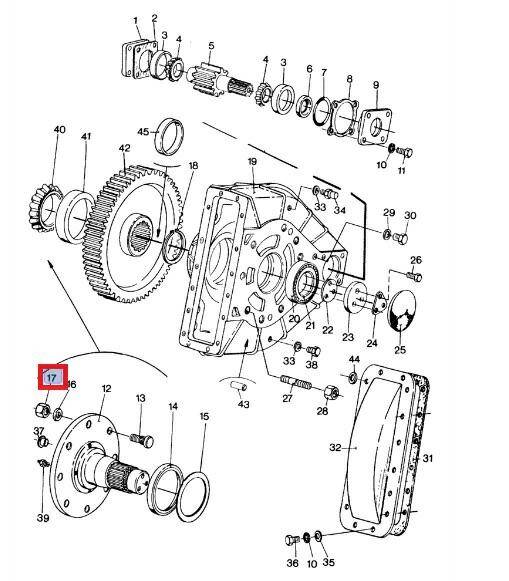 336945  Nakrętka OEM CNH