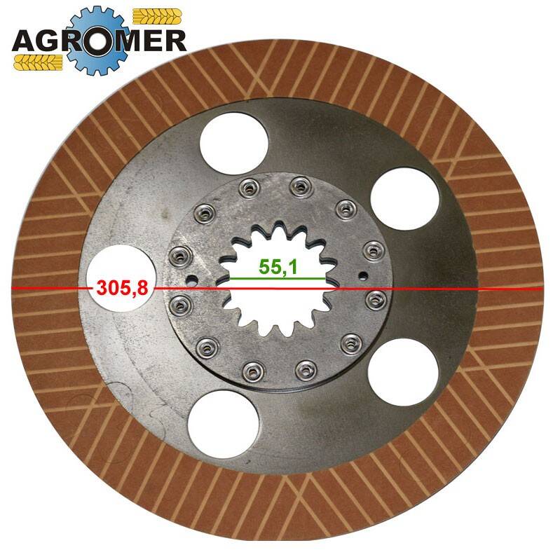 AL65871 Tarcza hamulcowa John Deere