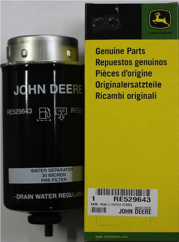 RE529643 Filtr paliwa John Deere OEM