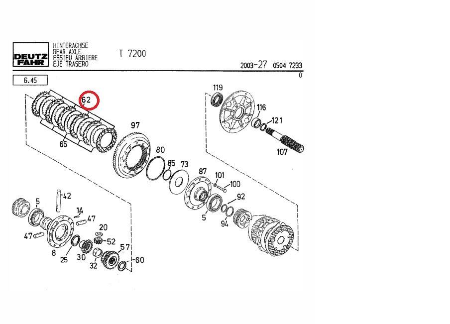 TARCZA CIERNA 04417600 OEM DEUTZ