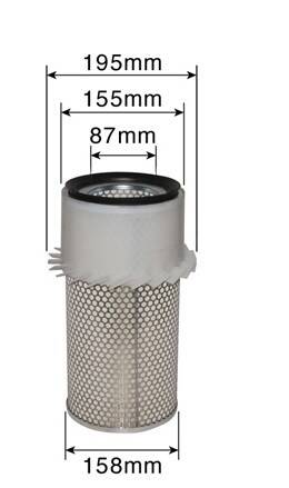 185578 Filtr powietrza manitou dokładny