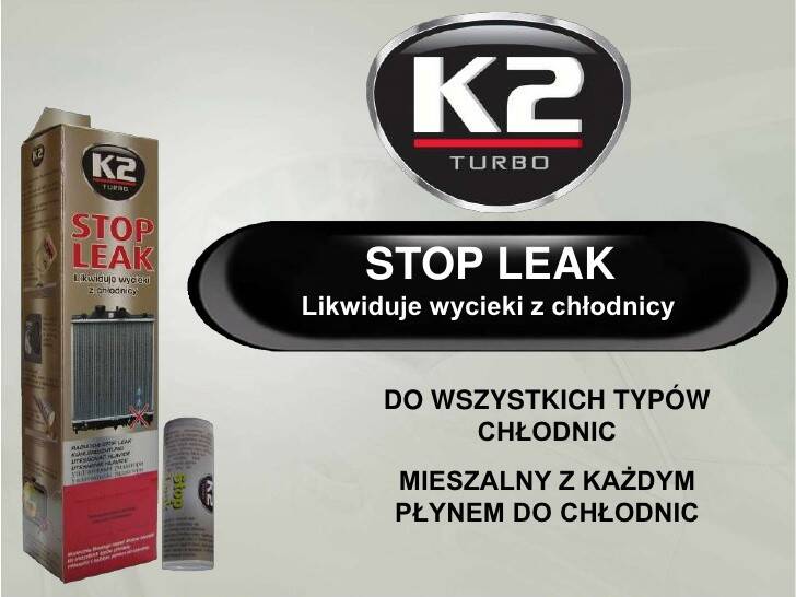 Uszczelniacz chłodnicy stop leak K2 (Zdjęcie 1)