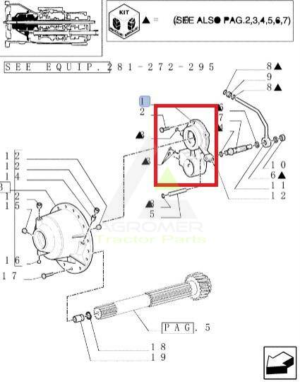 5187970 Obudowa korpus New Holland