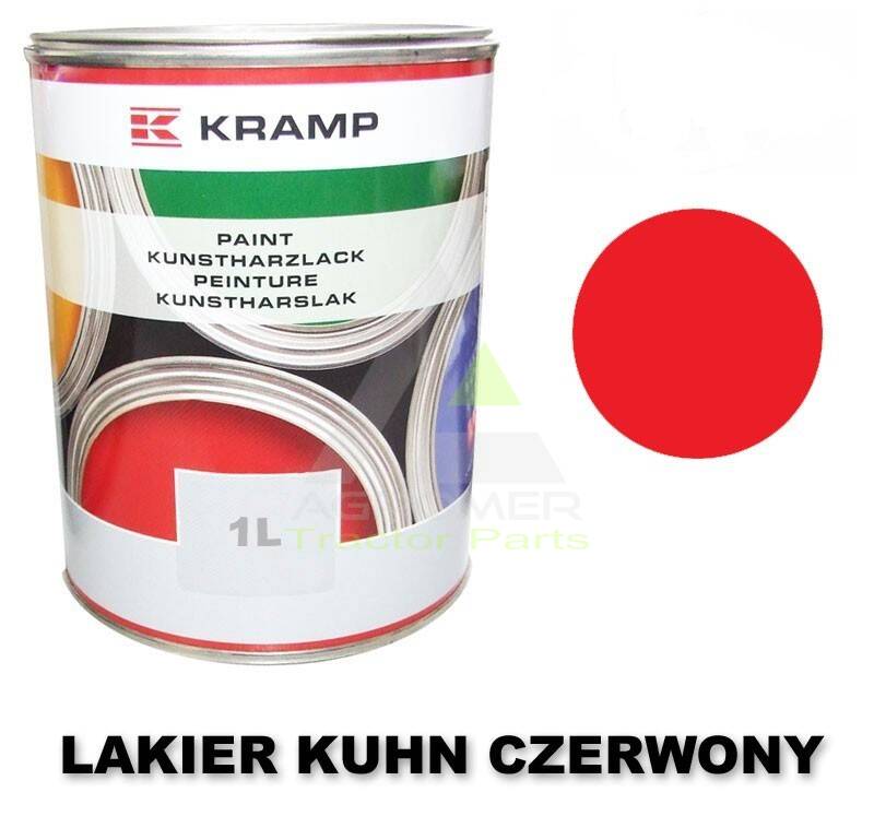 3285 Lakier Kuhn czerwony 1 L