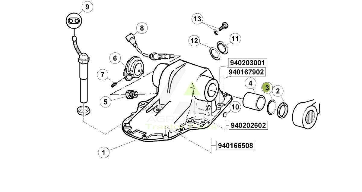 6005019089 Oring podnośnika Renault OE