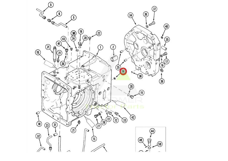 239-5117 Oring uszczelniacz Case