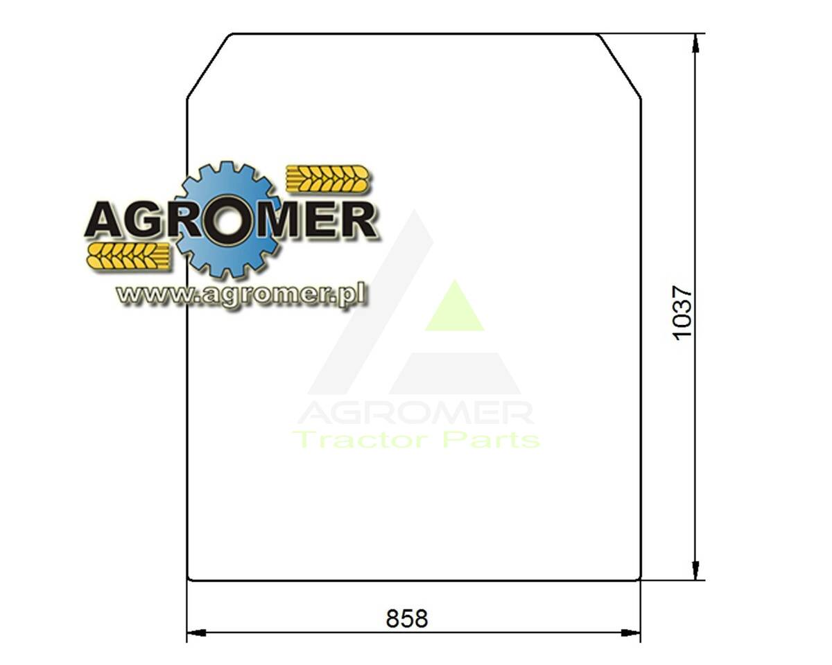82780225 Szyba przednia JLG Deutz