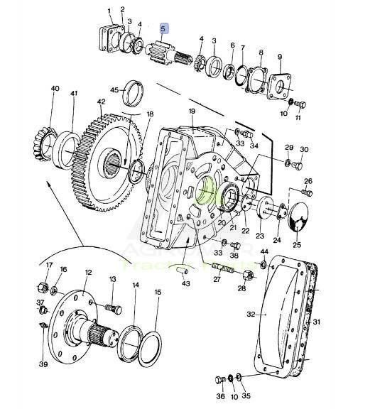 WAŁEK KOMBAJN NEW HOLLAND 381835